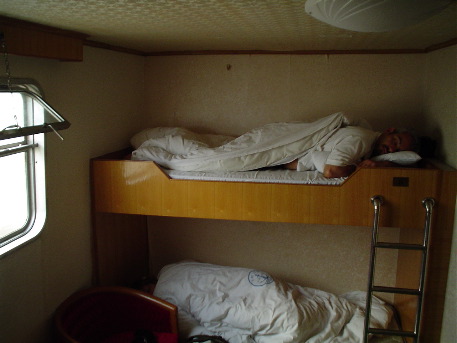 Joe et Kim en cabine