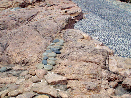 Sentier de pierraille